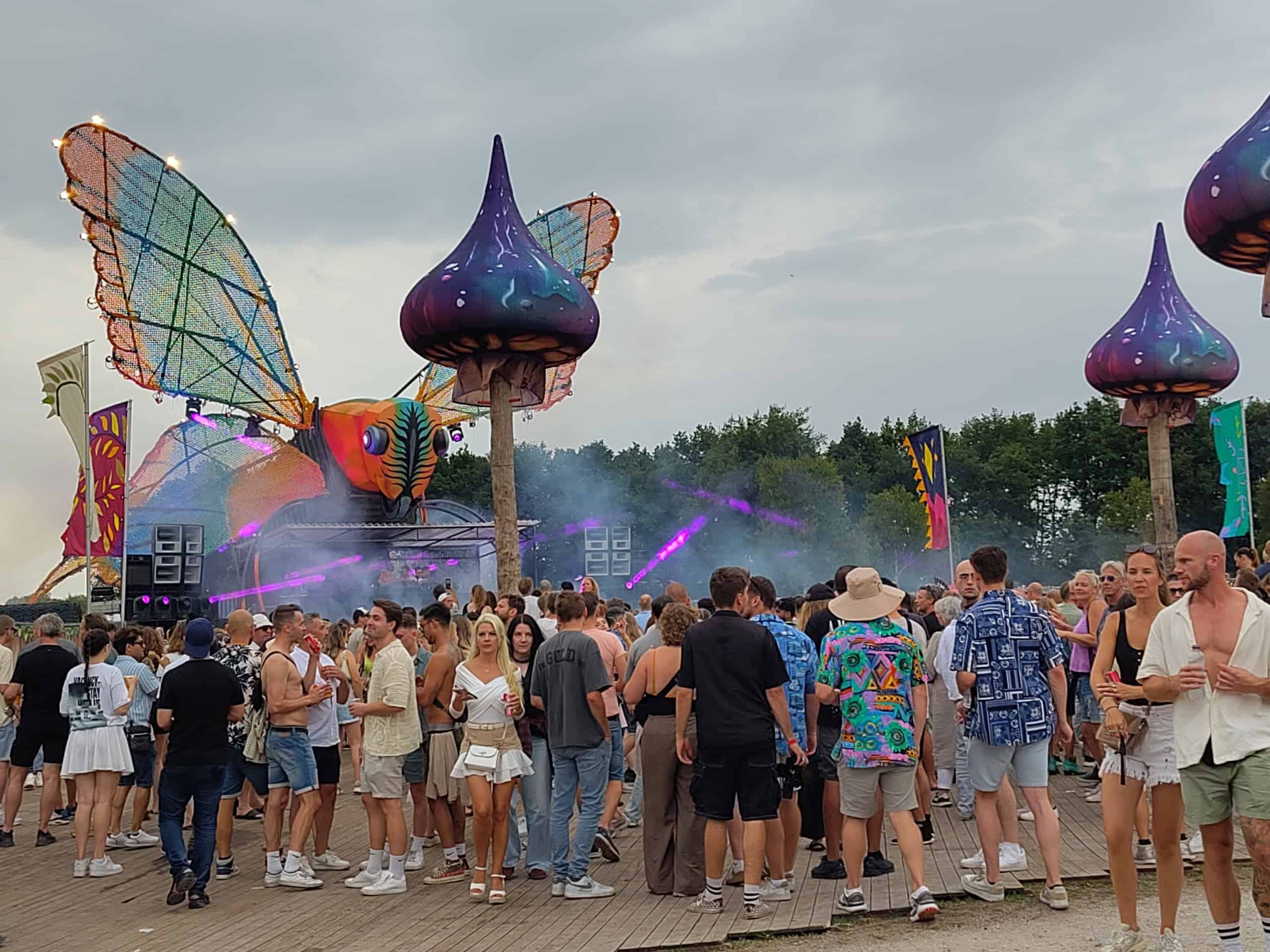 Bezoekers tijdens Melody Garden