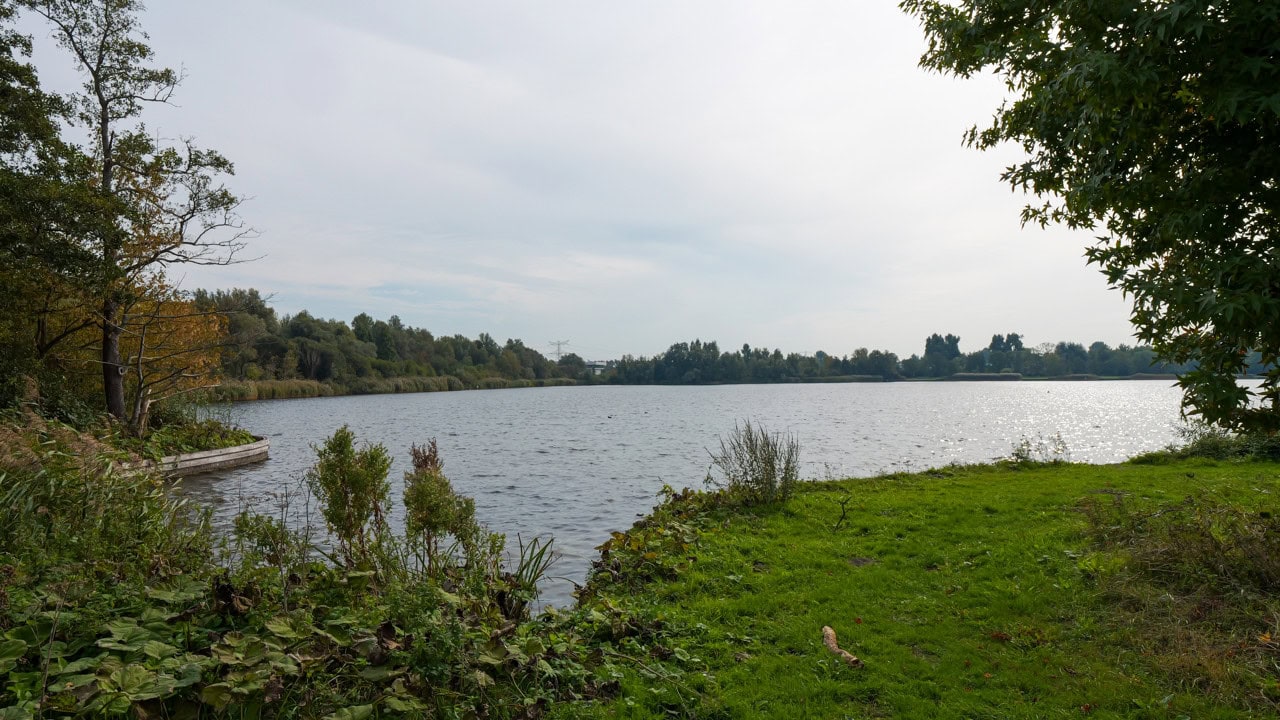 Uitzicht op Gaasperplas